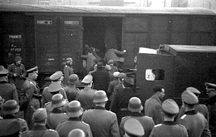 Départ de déportés